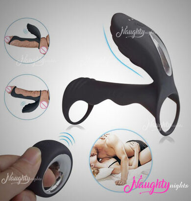 Premium Double Hole Vibrating Remote Control Cock Ring