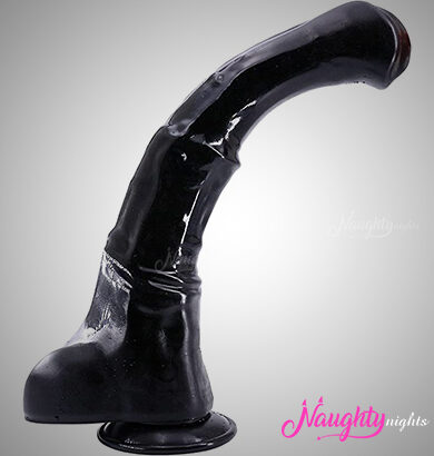 10 Inch Animal Dildo | Black